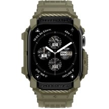 Защитный чехол Spigen (SGP) Rugged Armor Pro (FW) для Apple Watch 10 46 mm (ACS08608) - Vintage Khaki: фото 1 из 11