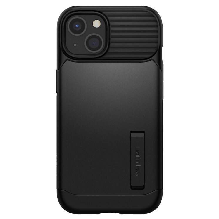 Защитный чехол Spigen (SGP) Slim Armor для Apple iPhone 13 - Black: фото 2 из 4