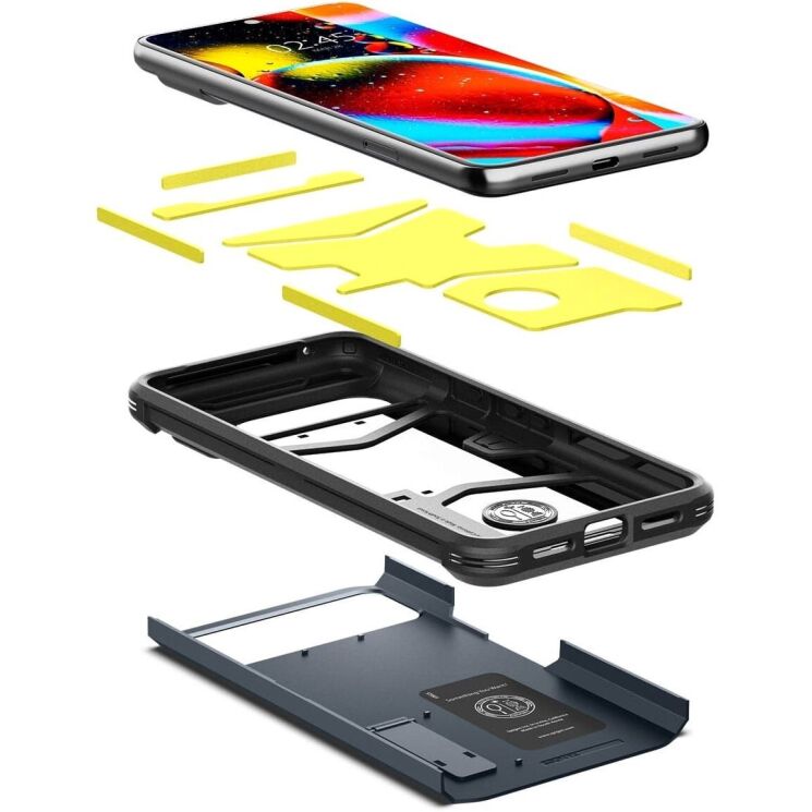 Защитный чехол Spigen (SGP) Tough Armor для Google Pixel 8 Pro - Metal Slate: фото 9 из 19