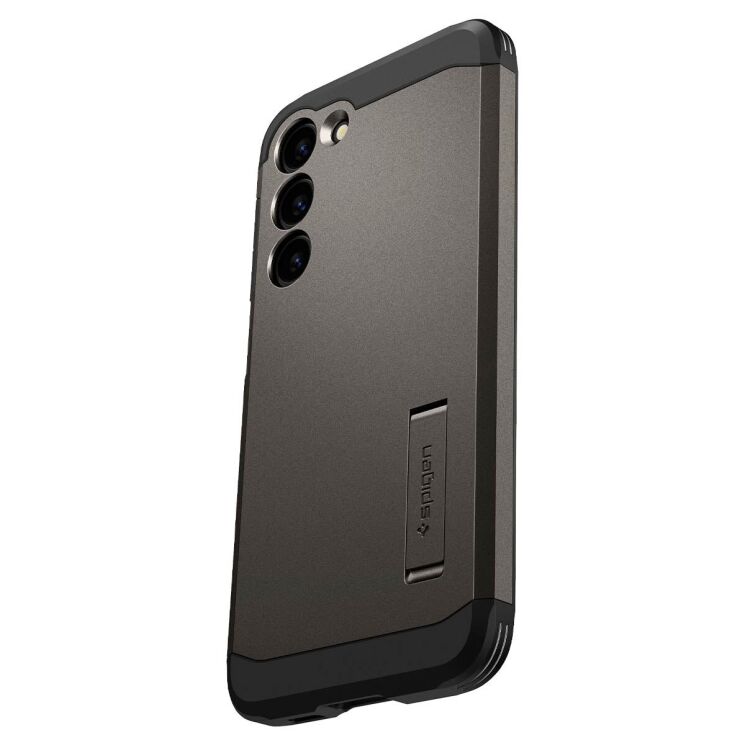 Захисний чохол Spigen (SGP) Tough Armor для Samsung Galaxy S23 Plus (S916) - Gunmetal: фото 6 з 20