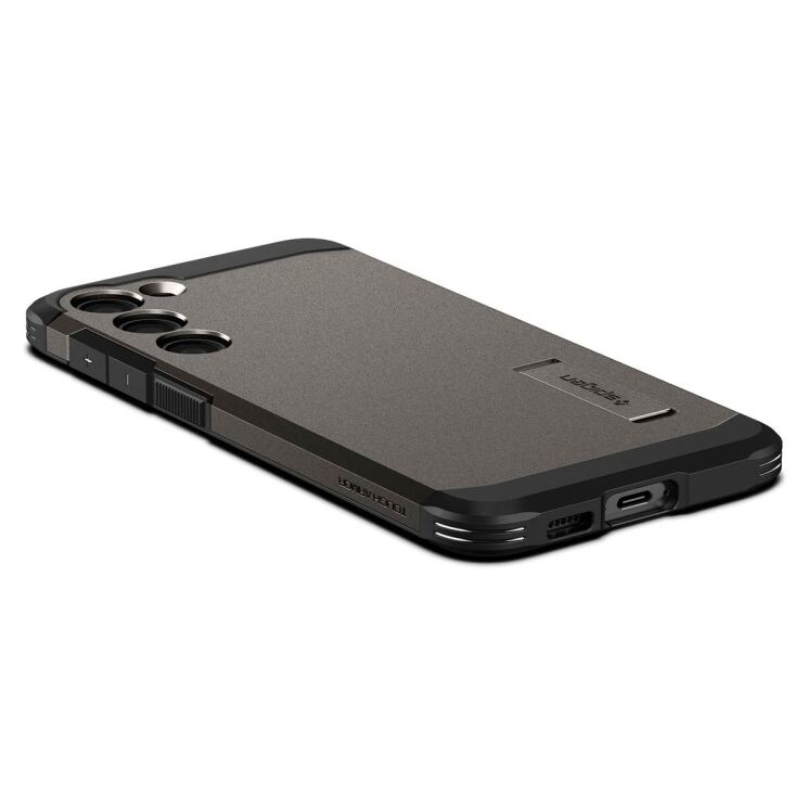 Захисний чохол Spigen (SGP) Tough Armor для Samsung Galaxy S23 Plus (S916) - Gunmetal: фото 8 з 20