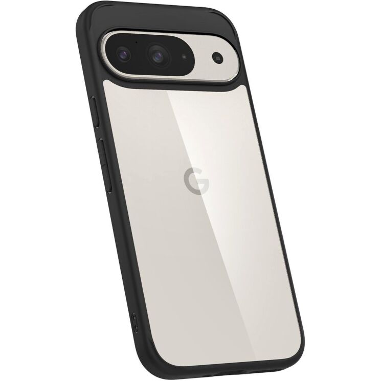 Защитный чехол Spigen (SGP) Ultra Hybrid для Google Pixel 9 / 9 Pro - Matte Black: фото 4 из 13