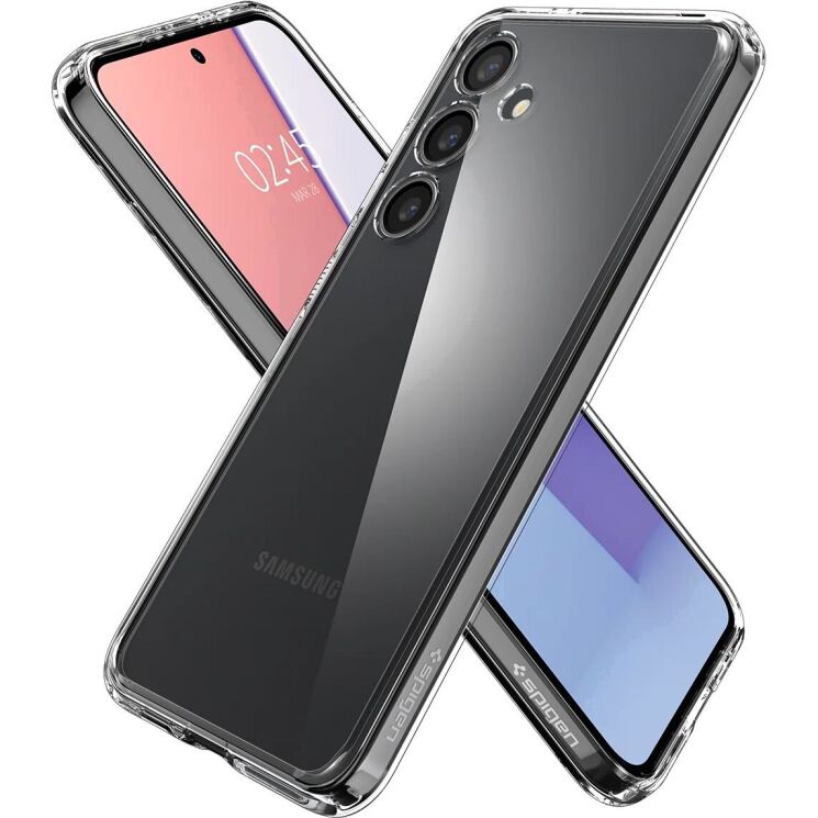 Защитный чехол Spigen (SGP) Ultra Hybrid для Samsung Galaxy S24 Plus (S926) - Crystal Clear: фото 2 из 16