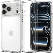 Защитный чехол Spigen Ultra Hybrid для iPhone 18 Pro / 17 Pro (ACS12153) - Crystal Clear: фото 1 из 12