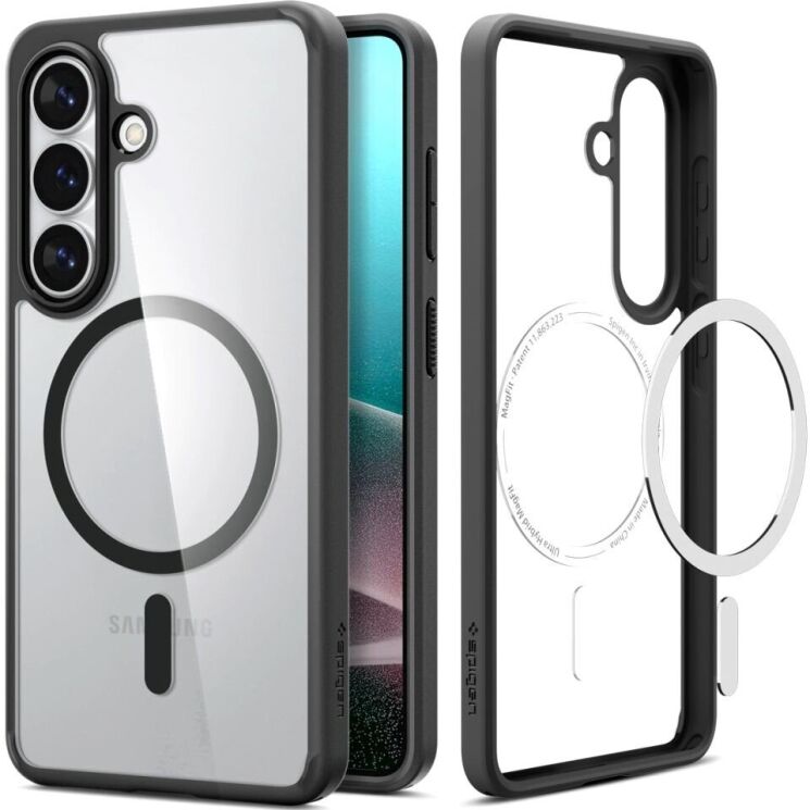 Захисний чохол Spigen Ultra Hybrid (MagFit) для Samsung Galaxy S26 (S942) ACS10735 - Matte Black: фото 2 з 14