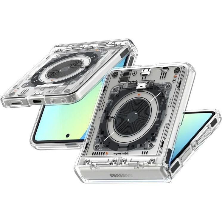 Защитный чехол Spigen Ultra Hybrid Pro Neo One (MagFit) для Samsung Galaxy Flip 8 (ACS11525) - Clear (423569C) Защитный чехол Spigen Ultra Hybrid Pro Neo One (MagFit) для Samsung Galaxy Flip 8 (ACS11525) - Clear: фото 3 из 15
