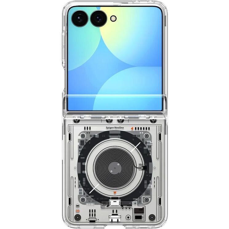Защитный чехол Spigen Ultra Hybrid Pro Neo One (MagFit) для Samsung Galaxy Flip 8 (ACS11525) - Clear (423569C) Защитный чехол Spigen Ultra Hybrid Pro Neo One (MagFit) для Samsung Galaxy Flip 8 (ACS11525) - Clear: фото 4 из 15
