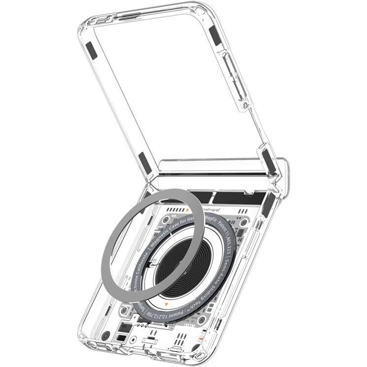 Защитный чехол Spigen Ultra Hybrid Pro Neo One (MagFit) для Samsung Galaxy Flip 8 (ACS11525) - Clear (423569C) Защитный чехол Spigen Ultra Hybrid Pro Neo One (MagFit) для Samsung Galaxy Flip 8 (ACS11525) - Clear: фото 6 из 15