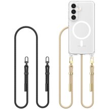 Защитный чехол Tech-Protect FlexAir Chain для Samsung Galaxy S25 (S931) - Black / Taupe: фото 1 из 5
