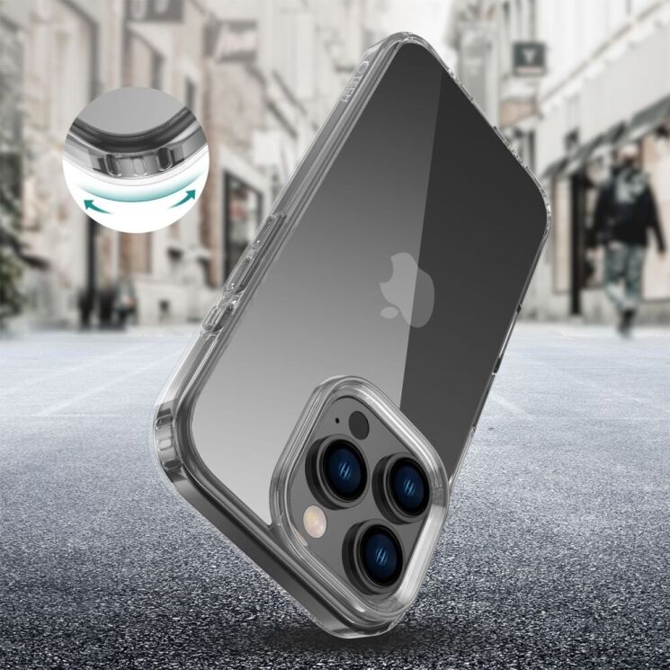 Защитный чехол Tech-Protect FlexAir Hybrid для Apple iPhone 16 Pro - Clear: фото 5 из 5