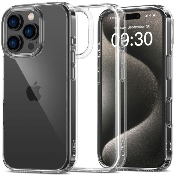 Защитный чехол Tech-Protect FlexAir Hybrid для Apple iPhone 16 Pro - Clear: фото 1 из 5