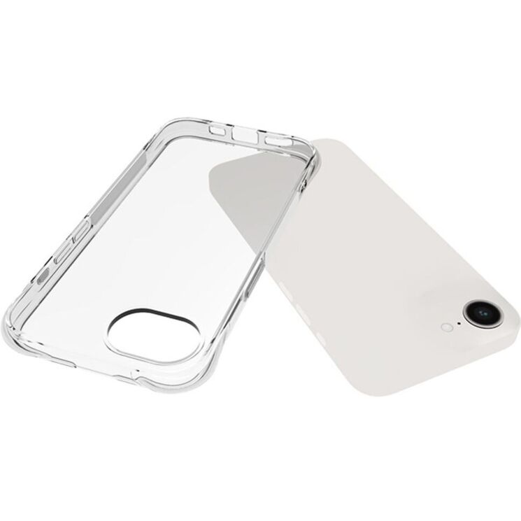 Защитный чехол UniCase AirBag для Apple iPhone 16e - Transparent: фото 4 из 5