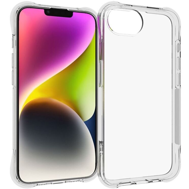 Защитный чехол UniCase AirBag для Apple iPhone 16e - Transparent: фото 1 из 5
