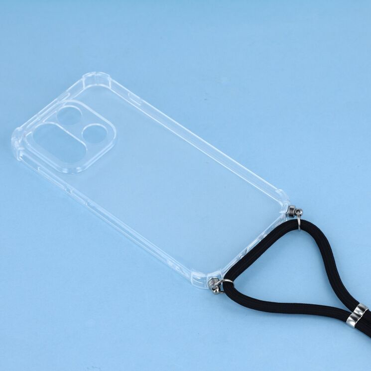 Защитный чехол UniCase AirBag with Strap для OnePlus 15 - Transparent: фото 3 из 4