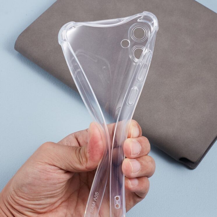 Захисний чохол UniCase AirBag with Strap для Samsung Galaxy A05 (A055) - Transparent: фото 7 з 7