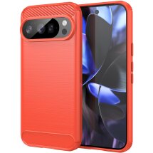 Захисний чохол UniCase Carbon для Google Pixel 10 / 10 Pro - Red: фото 1 з 8