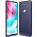 Защитный чехол UniCase Carbon для Motorola Moto G60s - Blue (291403L). Фото 1 из 10