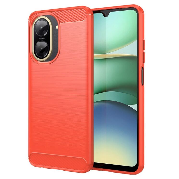 Захисний чохол UniCase Carbon для Xiaomi Redmi A5 (European Version) - Red: фото 1 з 8