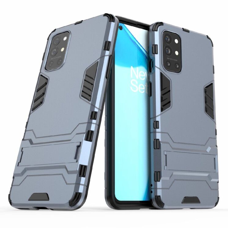 Защитный чехол UniCase Hybrid для OnePlus 9R - Blue: фото 2 из 8