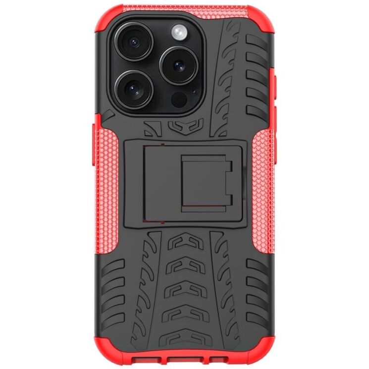 Защитный чехол UniCase Hybrid X для Apple iPhone 15 Pro - Red: фото 2 из 15