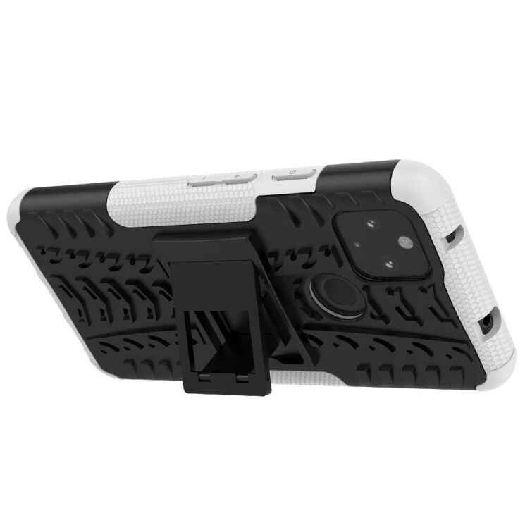 Противоударный чехол UniCase Hybrid X для Google Pixel 4a 5G - White: фото 4 из 10