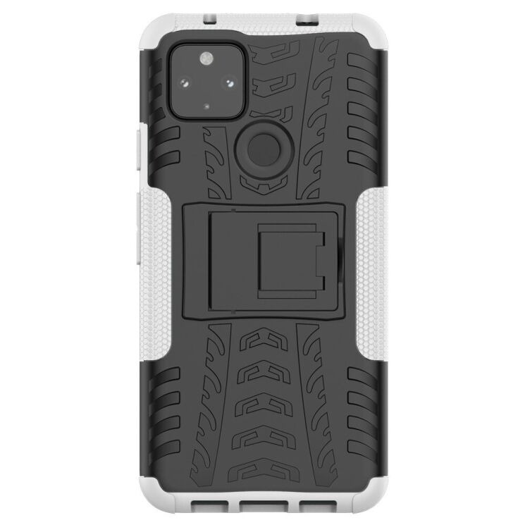 Противоударный чехол UniCase Hybrid X для Google Pixel 4a 5G - White: фото 2 из 10