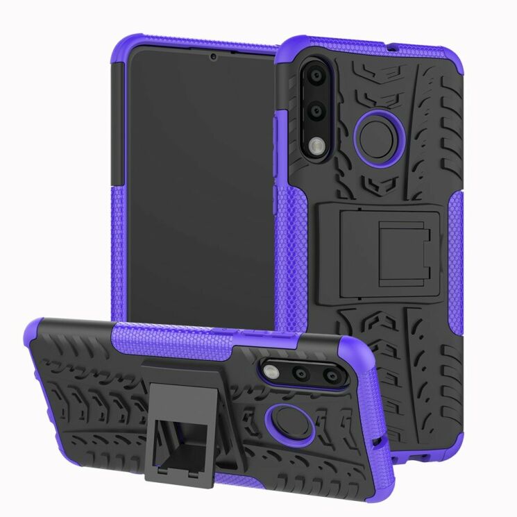 Защитный чехол UniCase Hybrid X для Huawei P30 Lite - Purple: фото 1 из 9