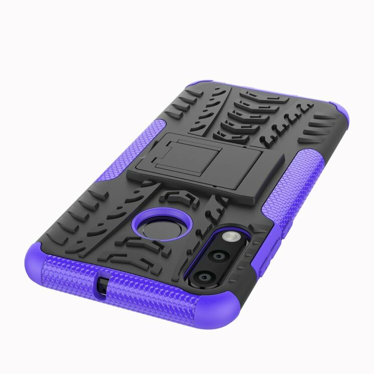 Защитный чехол UniCase Hybrid X для Huawei P30 Lite - Purple: фото 4 из 9