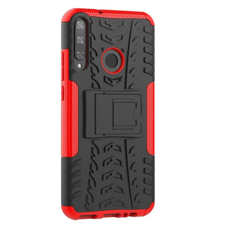 Протиударний чохол UniCase Hybrid X для Huawei P40 Lite E - Red: фото 6 з 15