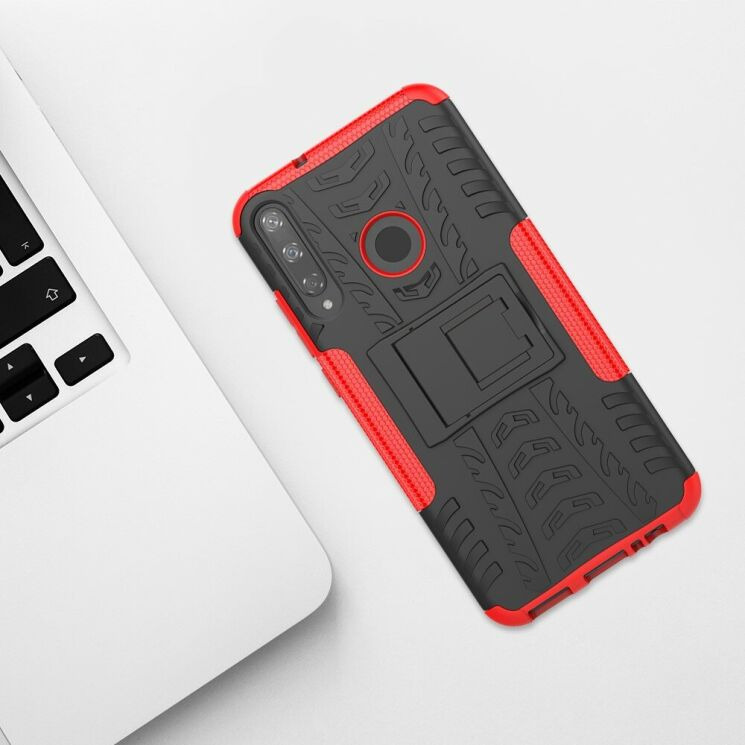 Протиударний чохол UniCase Hybrid X для Huawei P40 Lite E - Red: фото 10 з 15