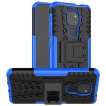 Защитный чехол UniCase Hybrid X для Motorola Moto G9 Play / Moto E7 Plus - Blue: фото 1 из 9