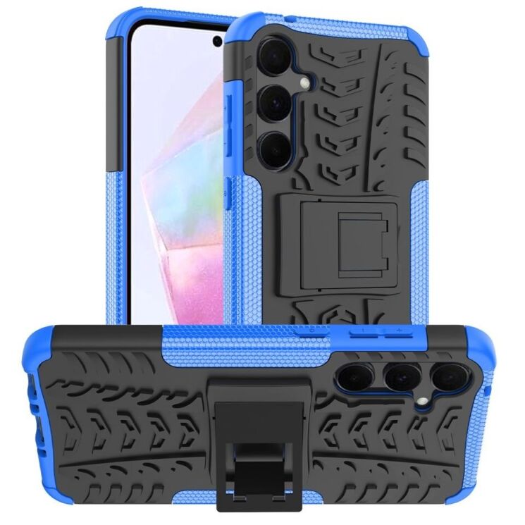 Защитный чехол UniCase Hybrid X для Samsung Galaxy A35 (A356) - Blue: фото 1 из 15