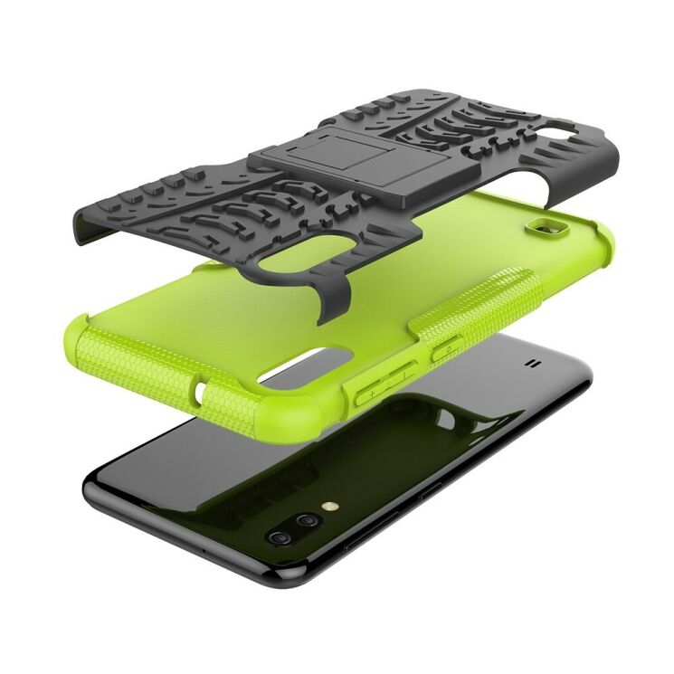 Противоударный чехол UniCase Hybrid X для Samsung Galaxy M10 (M105) - Green: фото 6 из 9