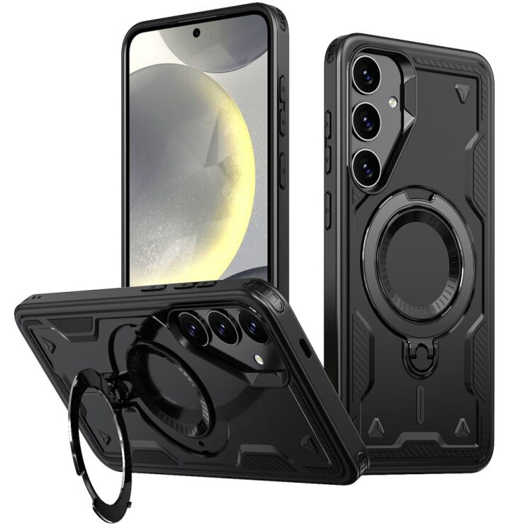 Защитный чехол UniCase Lander Armor для Samsung Galaxy S24 Plus (S926) / Galaxy S25 Plus (S936) - Black: фото 1 из 6