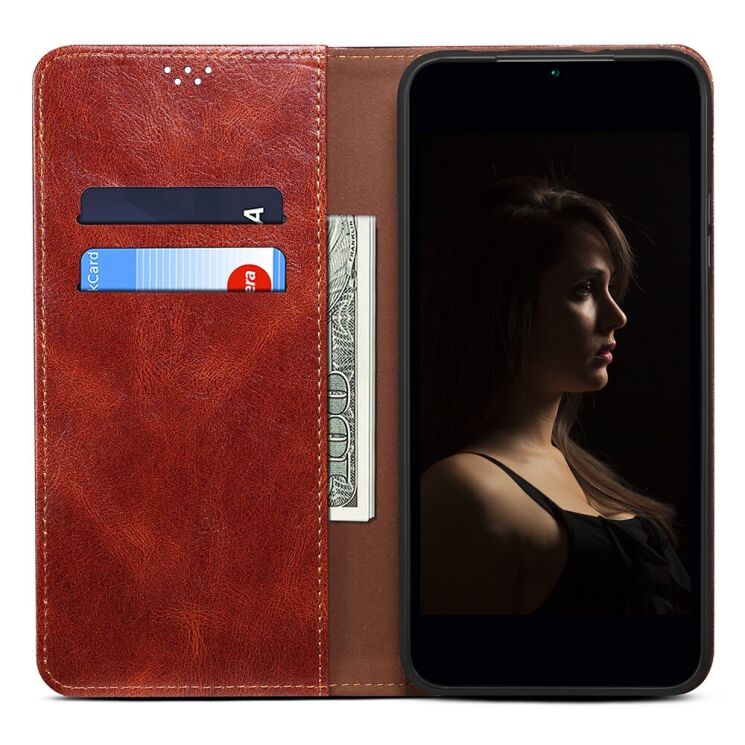 Защитный чехол UniCase Leather Wallet для Google Pixel 8 Pro - Brown: фото 2 из 7