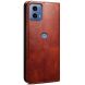 Защитный чехол UniCase Leather Wallet для Motorola Edge 50 Fusion - Brown (354208Z). Фото 6 из 6