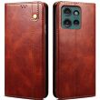 Защитный чехол UniCase Leather Wallet для Motorola Edge 50 - Brown (361601Z)