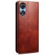 Защитный чехол UniCase Leather Wallet для OPPO A18 / A38 - Brown (338801Z). Фото 6 из 7