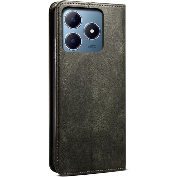 Защитный чехол UniCase Leather Wallet для Realme C63 / C61 / Note 60x - Green: фото 6 из 6