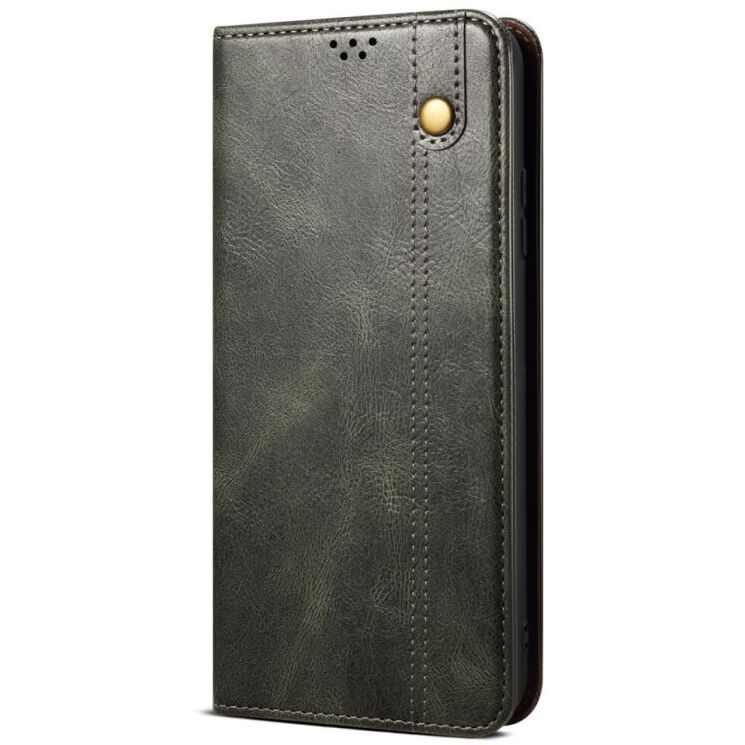Защитный чехол UniCase Leather Wallet для Samsung Galaxy S24 Plus - Green: фото 6 из 8