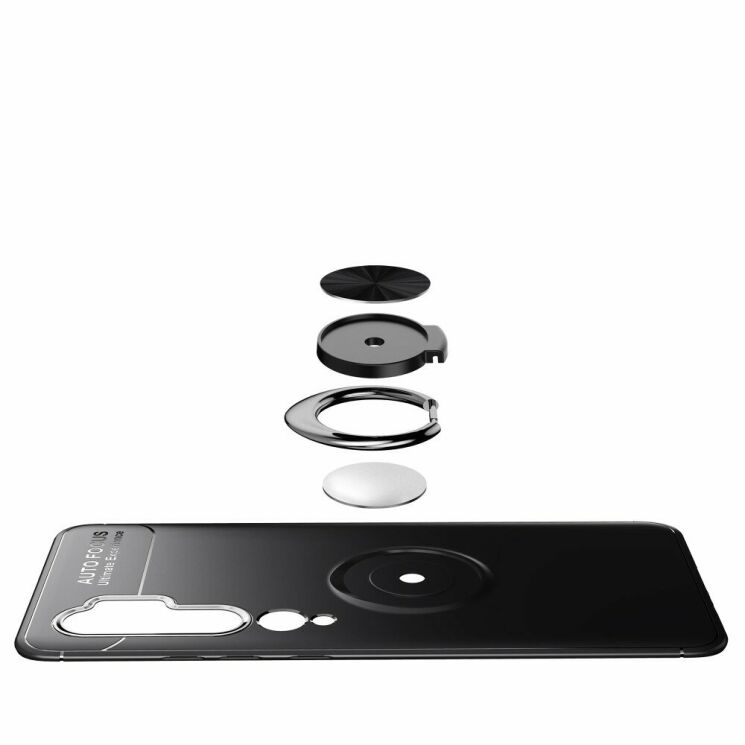 Захисний чохол UniCase Magnetic Ring для Xiaomi Mi Note 10 Pro / Mi Note 10 - Black: фото 8 з 14