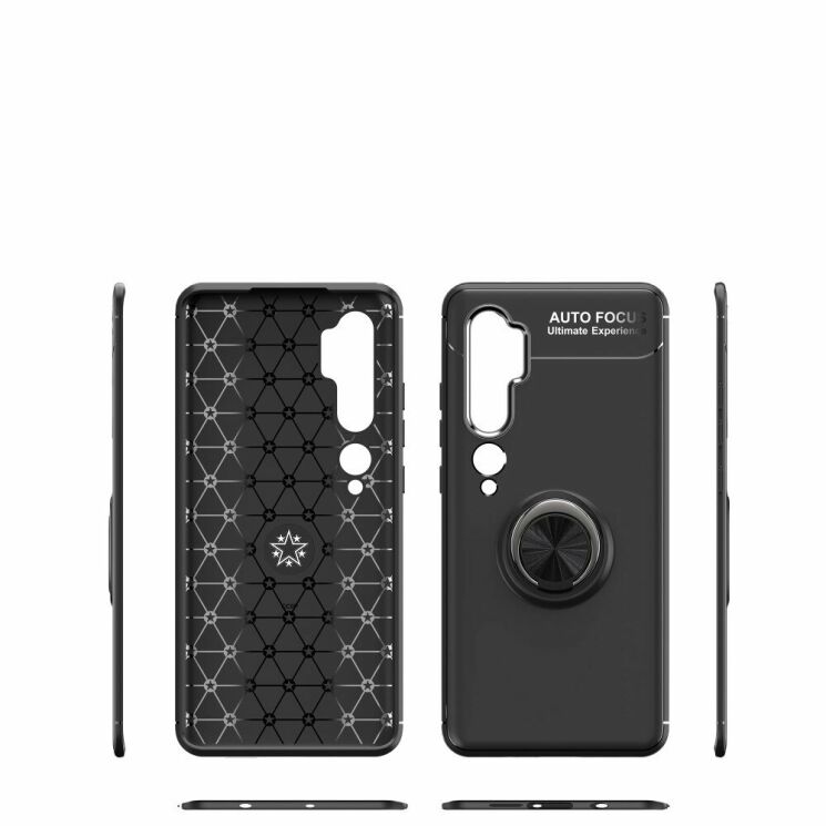 Захисний чохол UniCase Magnetic Ring для Xiaomi Mi Note 10 Pro / Mi Note 10 - Black: фото 11 з 14
