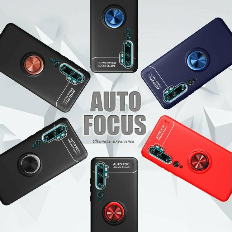 Захисний чохол UniCase Magnetic Ring для Xiaomi Mi Note 10 Pro / Mi Note 10 - Black: фото 14 з 14