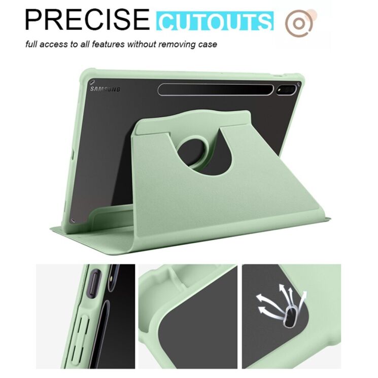 Защитный чехол UniCase Rotary Stand для Samsung Galaxy Tab S10 Plus - Pink: фото 2 из 5