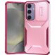 Защитный чехол UniCase Shuttle Guard для Samsung Galaxy S24 FE (S721) - Pink / Dark Red (367593PR). Фото 1 из 7