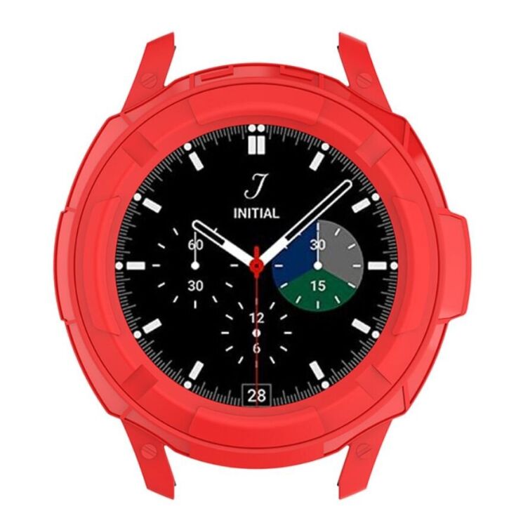 Захисний чохол UniCase Silicone Cover для Samsung Galaxy Watch 4 Classic (46mm) - Red: фото 1 з 9
