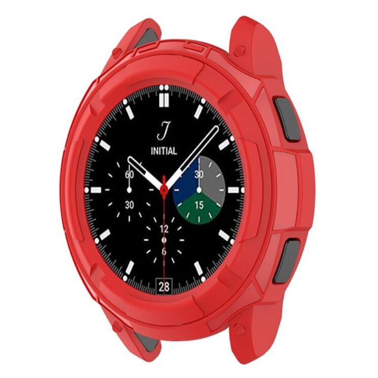 Захисний чохол UniCase Silicone Cover для Samsung Galaxy Watch 4 Classic (46mm) - Red: фото 6 з 9