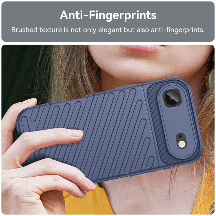 Защитный чехол UniCase Twill Soft для Apple iPhone 17 Air - Black: фото 6 из 8