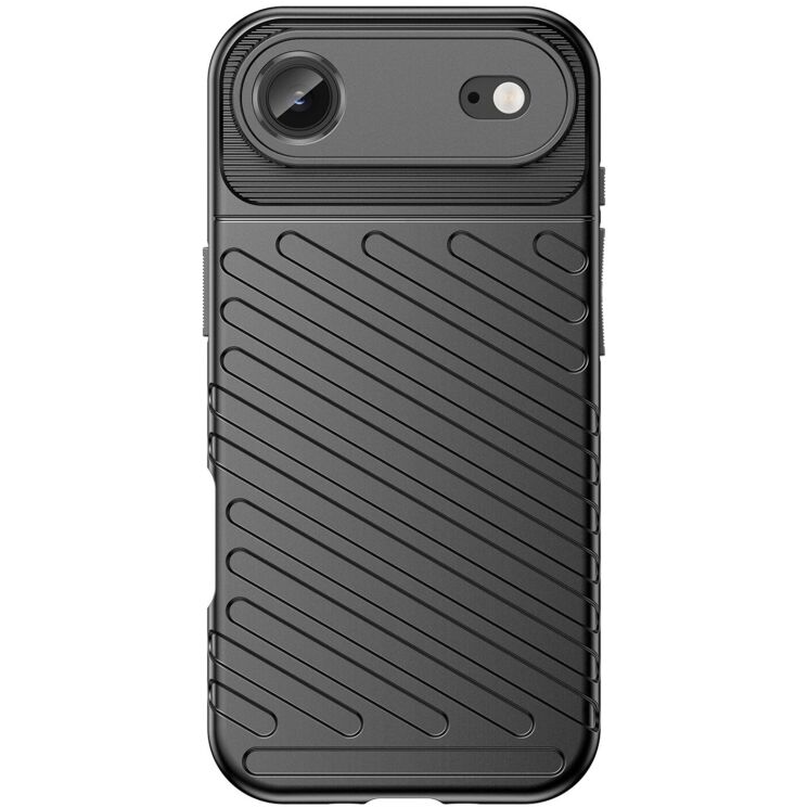 Защитный чехол UniCase Twill Soft для Apple iPhone 17 Air - Black: фото 2 из 8