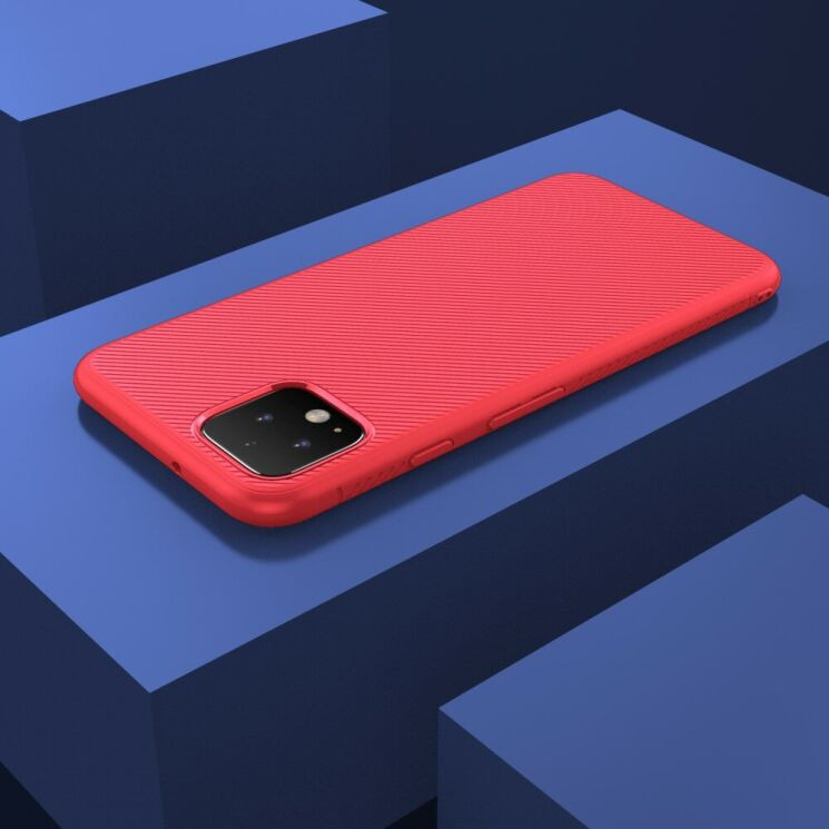 Защитный чехол UniCase Twill Soft для Google Pixel 4 - Red: фото 8 из 8